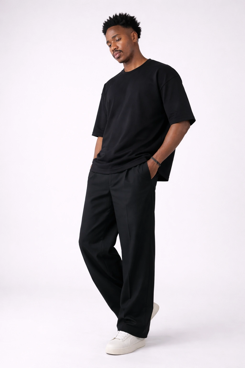 CLASSIC CASUAL WIDE LEG PANTS